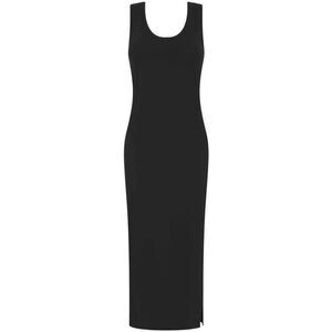 SF Womens/Ladies Racerback Midi Dress / Black